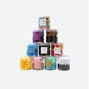 seamless hair bands (50 pieces per can)