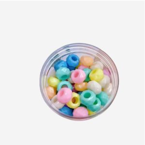 Rounded Shape Multi Coloured Bead